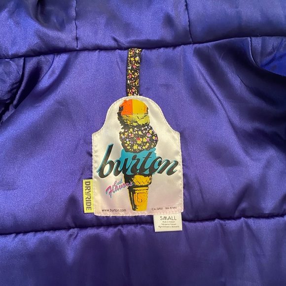 BURTON purple snowboard jacket - Picture 9 of 10